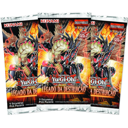 Yugioh Legacy Of Destruction - 9 Card Booster